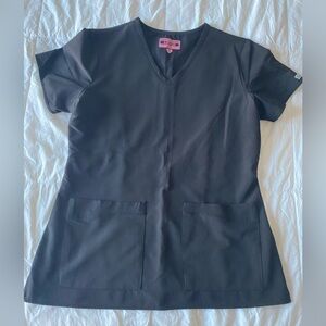 Med Couture 4-Ever Flex scrub top black M